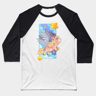 cute pony pegasus Baseball T-Shirt